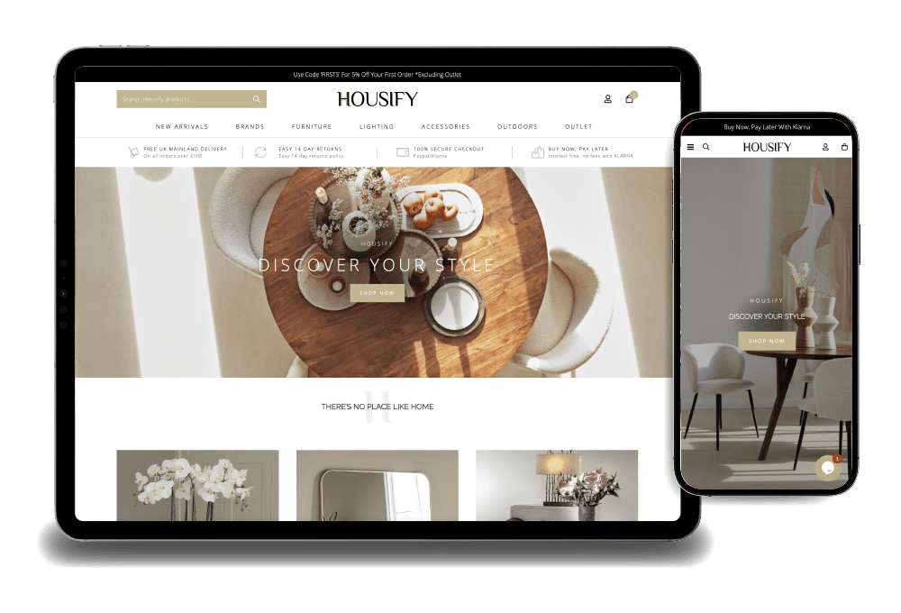 Housify - furniture ecommerce website design