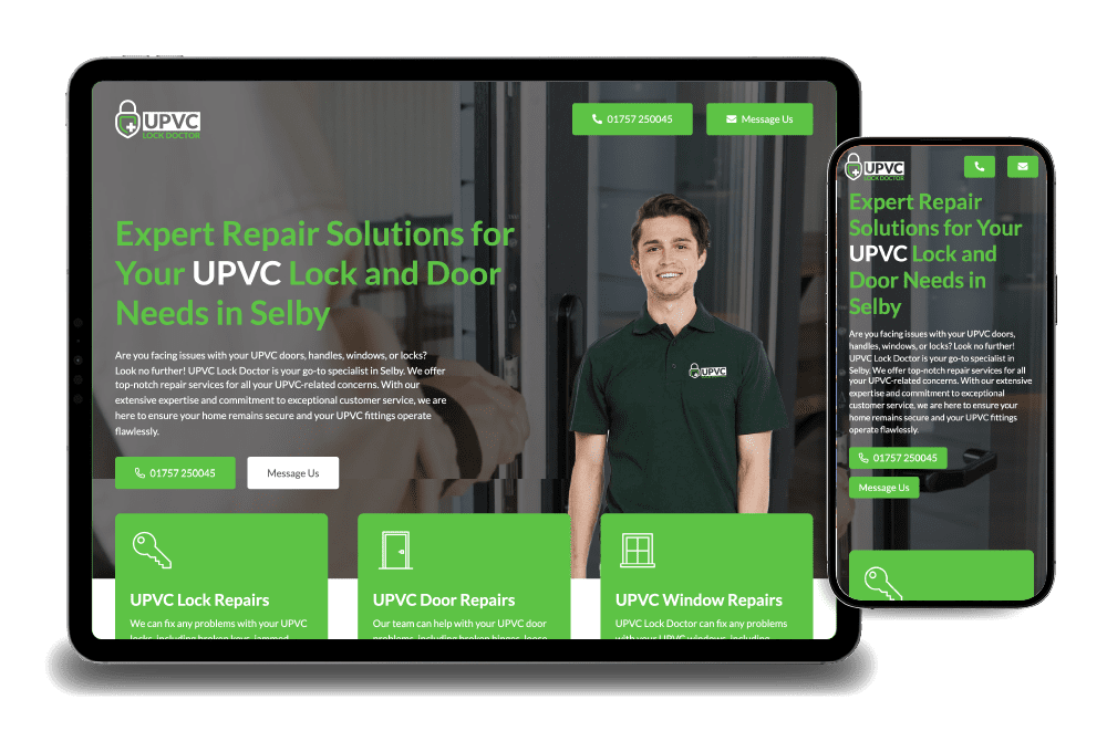 UPVC Lock Doctor Selby - website design